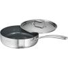 imageTramontina Utsava TriPly Clad Stainless Steel 29Quart Saute Pan with Lid and Ceramic Non Stick Interior InductionReady Cooking PanCeramic