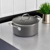 imageTramontina OnyxPro Hard Anodized Non Stick 3Quart Sauce Pan with Glass Lid Oven SafeDutch Oven