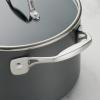 imageTramontina OnyxPro Hard Anodized Non Stick 3Quart Sauce Pan with Glass Lid Oven SafeSauce Pan