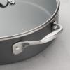 imageTramontina OnyxPro Hard Anodized Non Stick 3Quart Sauce Pan with Glass Lid Oven SafeSaute Pan
